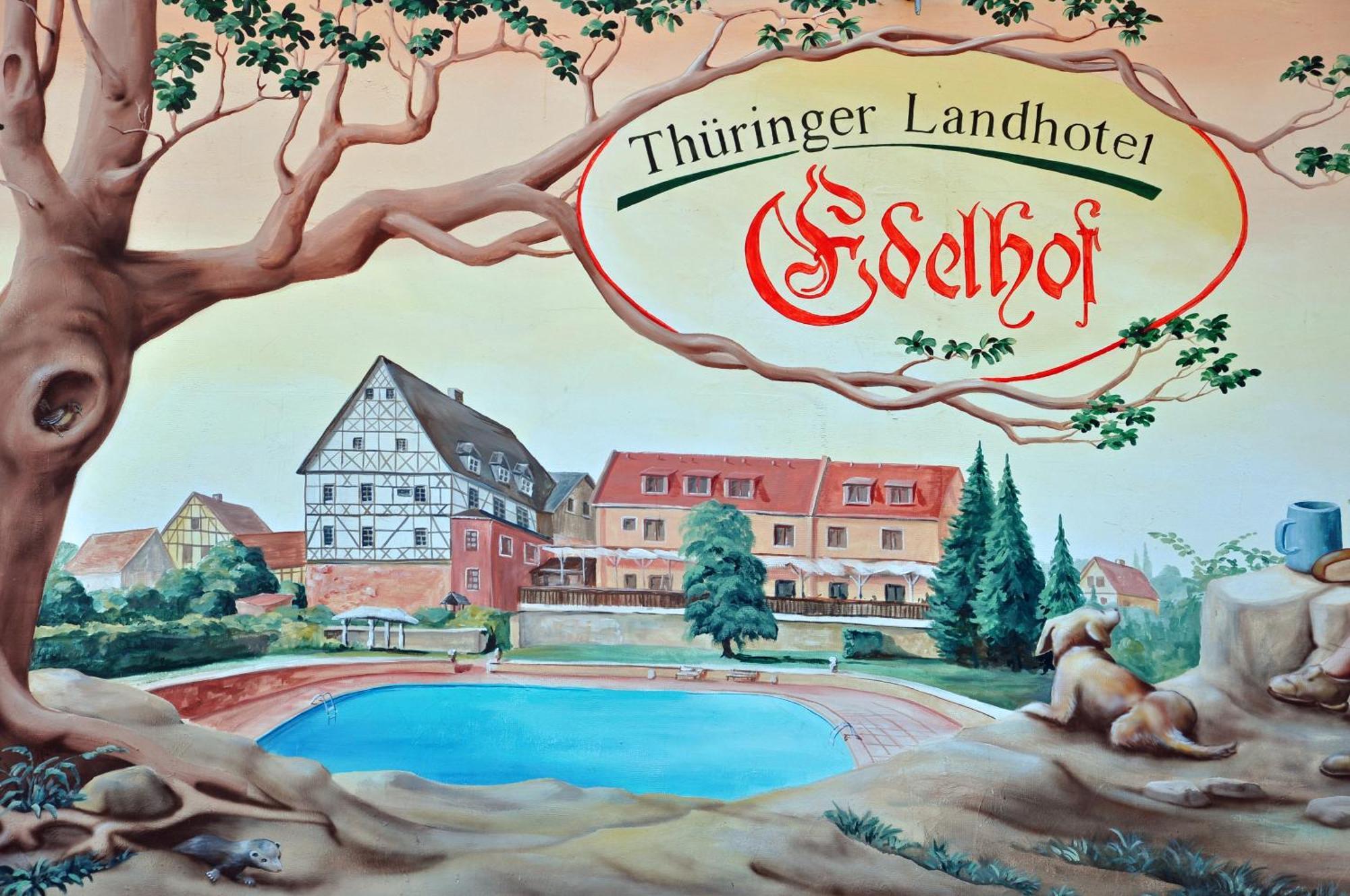 Thueringer Landhotel Edelhof Uhlstädt Exteriör bild
